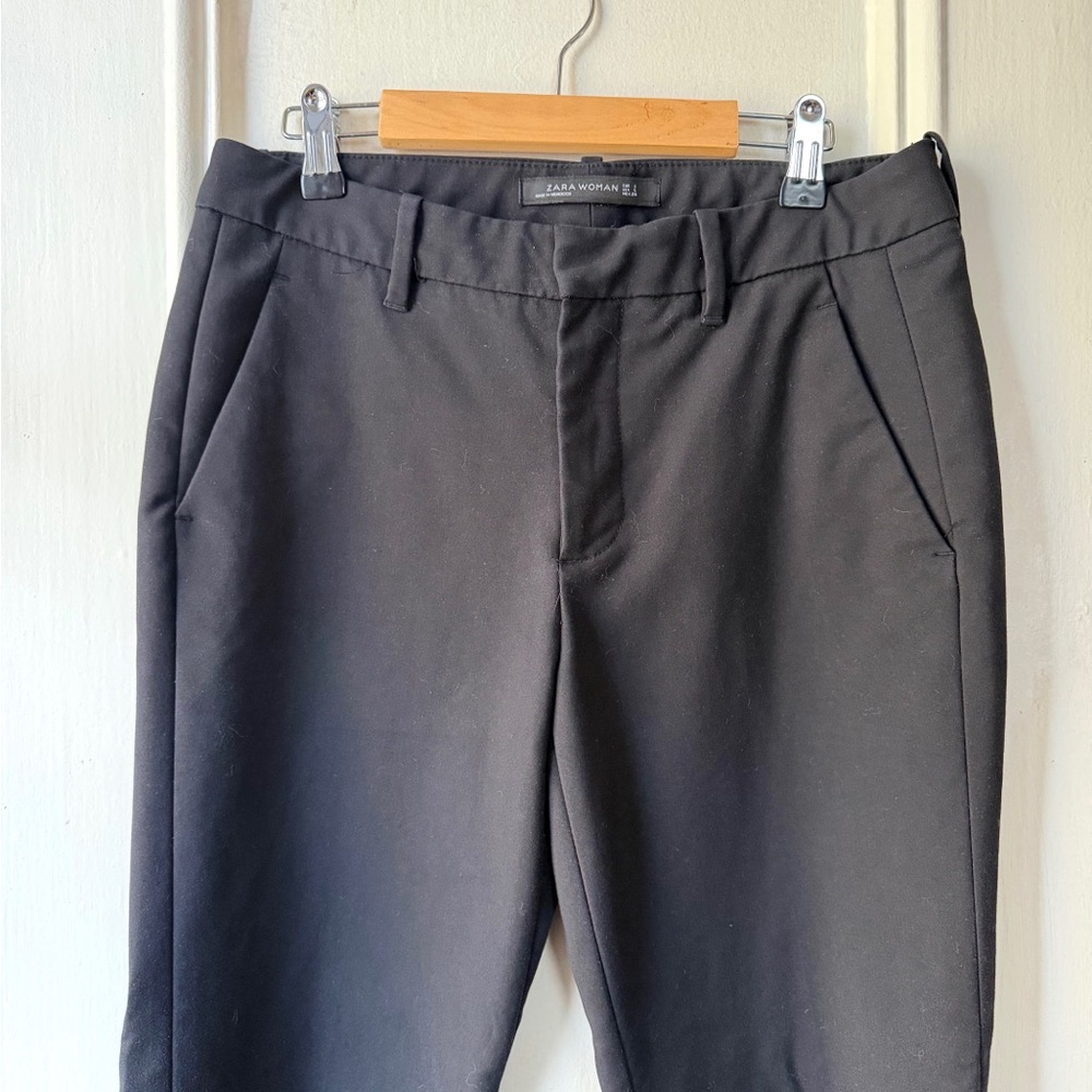Zara Woman Black Work Pants